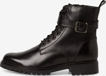 TAMARIS Lace-Up Ankle Boots in Black