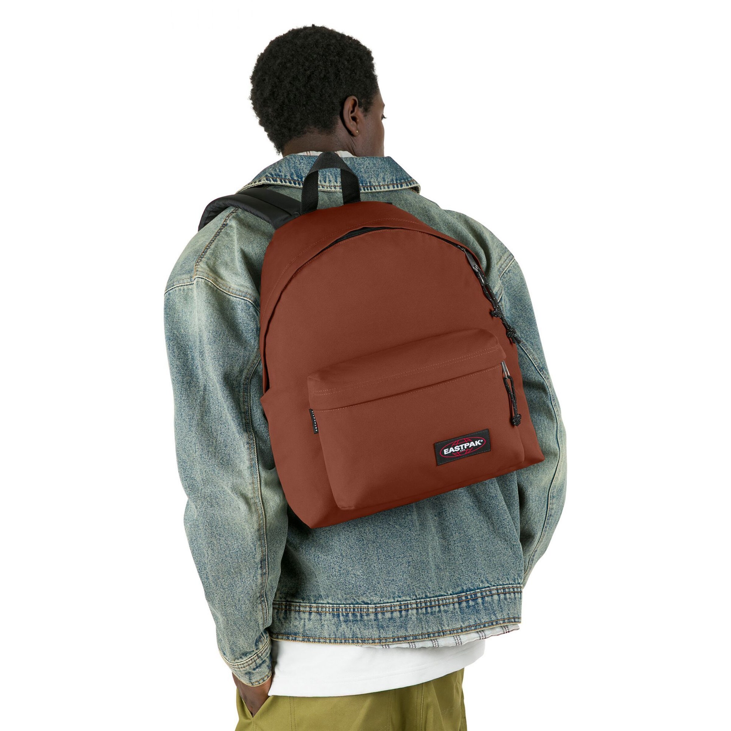 EASTPAK Backpack in Brown: front