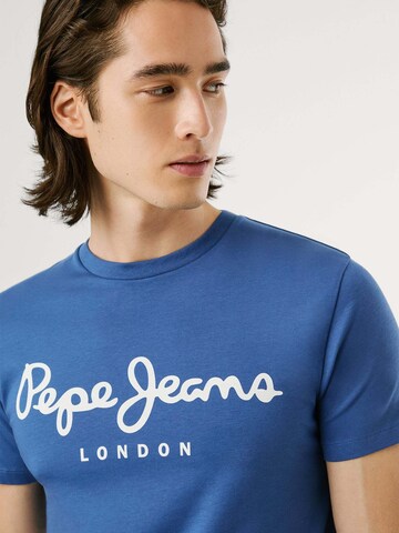T-Shirt Pepe Jeans en bleu