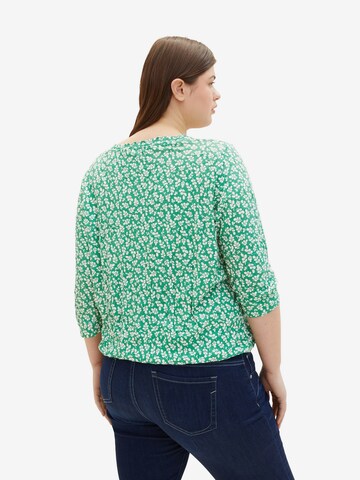 Tom Tailor Women + Blouse in Green