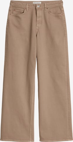 Marc O'Polo Wide leg Jeans 'Tolva' in Brown: front