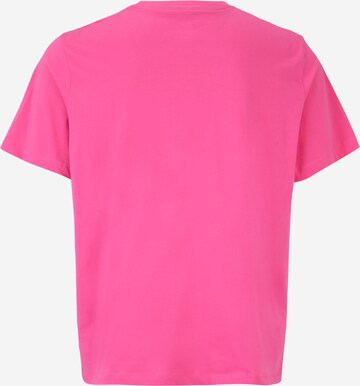Nike Sportswear Средняя посадка Футболка 'Swoosh' в Ярко-розовый