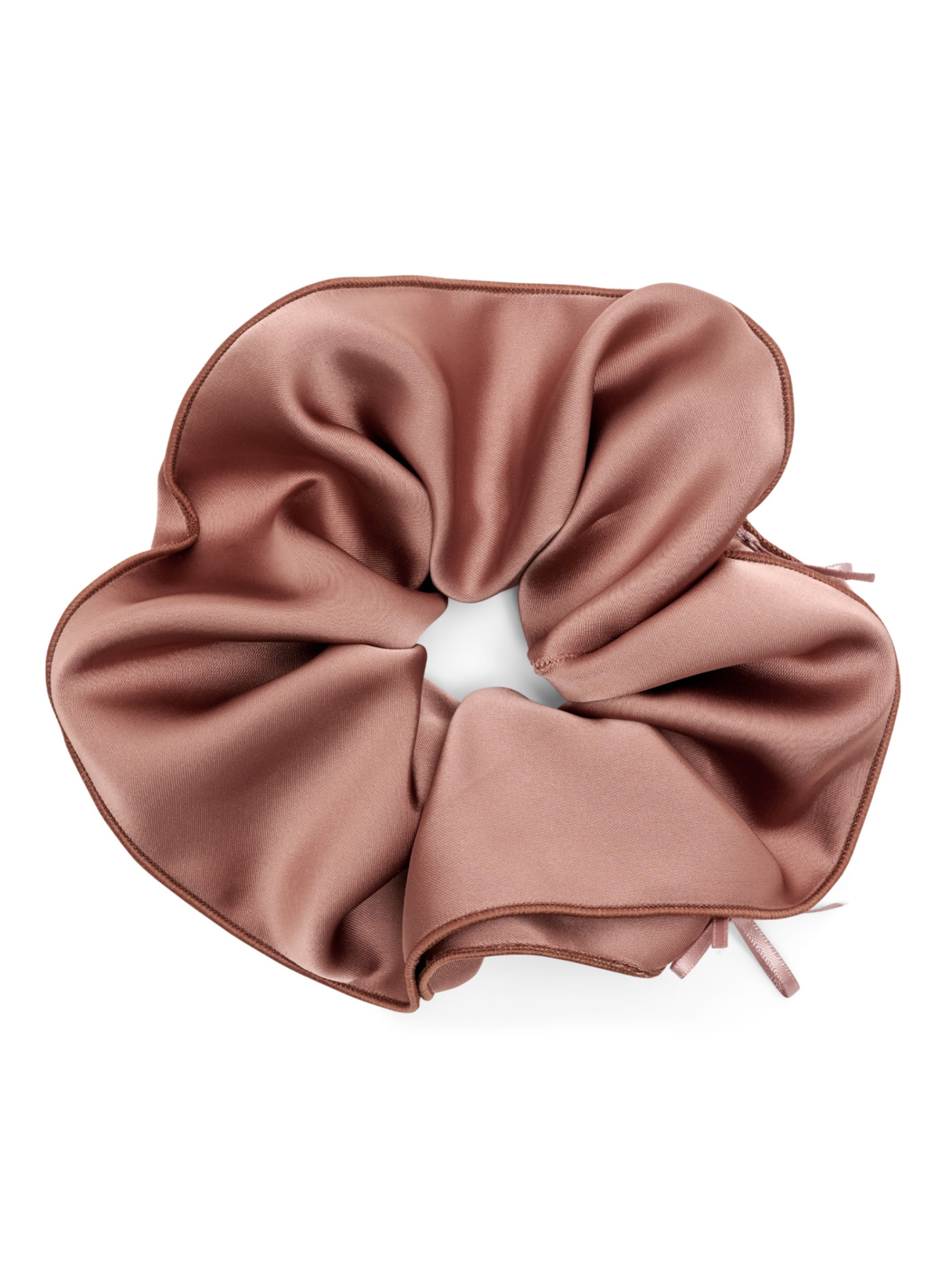 cfab (formerly creamy fabrics) Hair Jewelry 'Alltags-Oversize-Scrunchie' in Brown: front