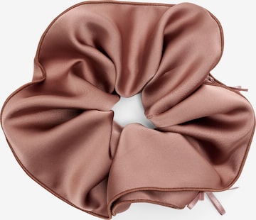 cfab (formerly creamy fabrics) Haarsieraden 'Alltags-Oversize-Scrunchie' in Bruin: voorkant