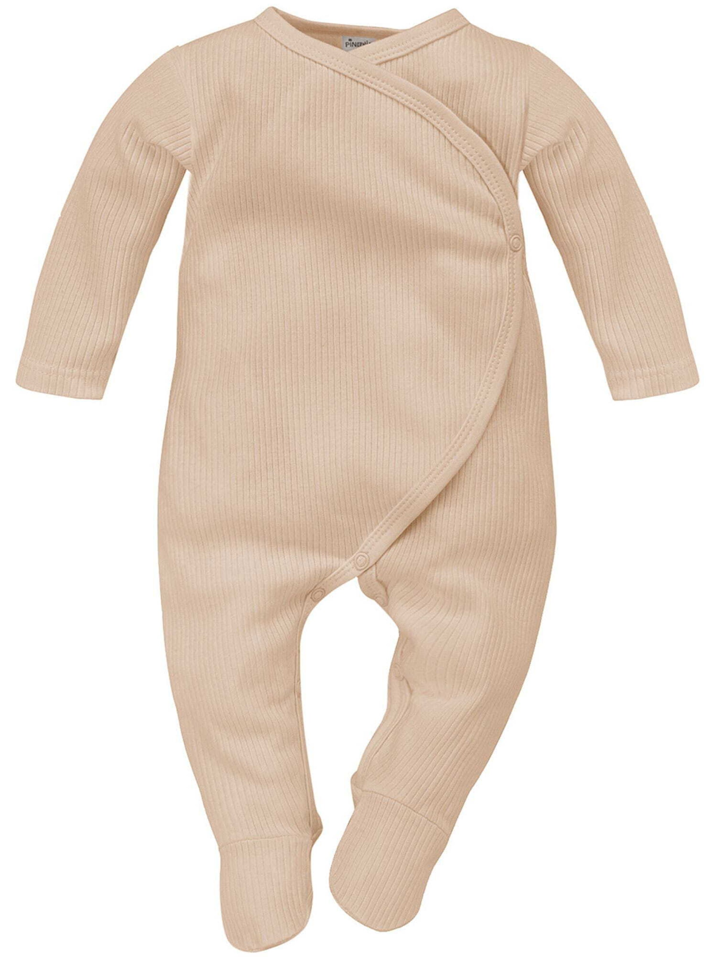 Pinokio Strampler in Beige: Vorderseite