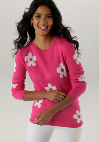 Aniston SELECTED Pullover in Pink: Vorderseite