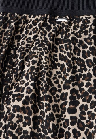 STREET ONE Wide Leg Hose in Schwarz