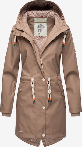 NAVAHOO Regenjacke 'Tropical Storm' in Beige