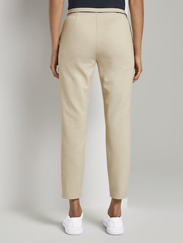 TOM TAILOR - Slimfit Pantalón 'Mia' en beige