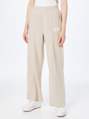 Loosefit Pantalon GAP en gris : devant