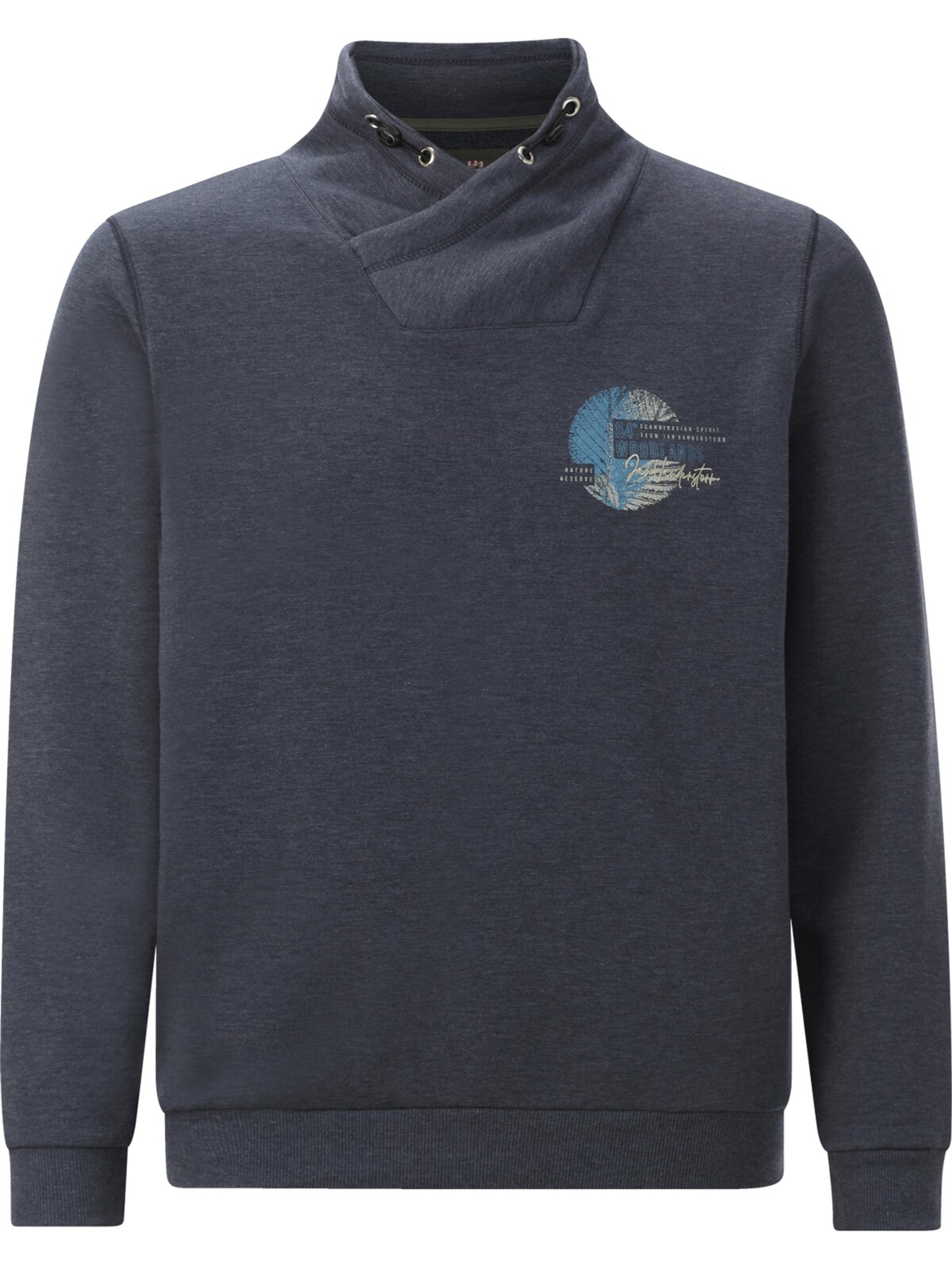 Jan Vanderstorm Sweatshirt 'Rolfborg' in Blue: front
