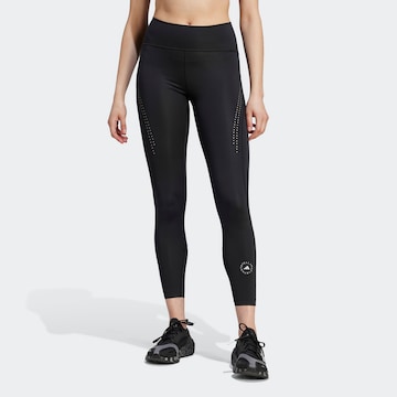 ADIDAS BY STELLA MCCARTNEY Skinny Fit Спортен панталон 'Truepurpose Optime' в черно: отпред