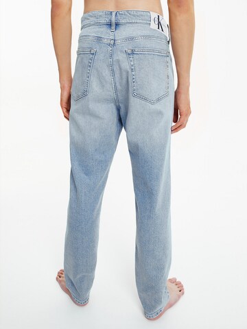 Calvin Klein Jeans Tapered Jeans in Blauw