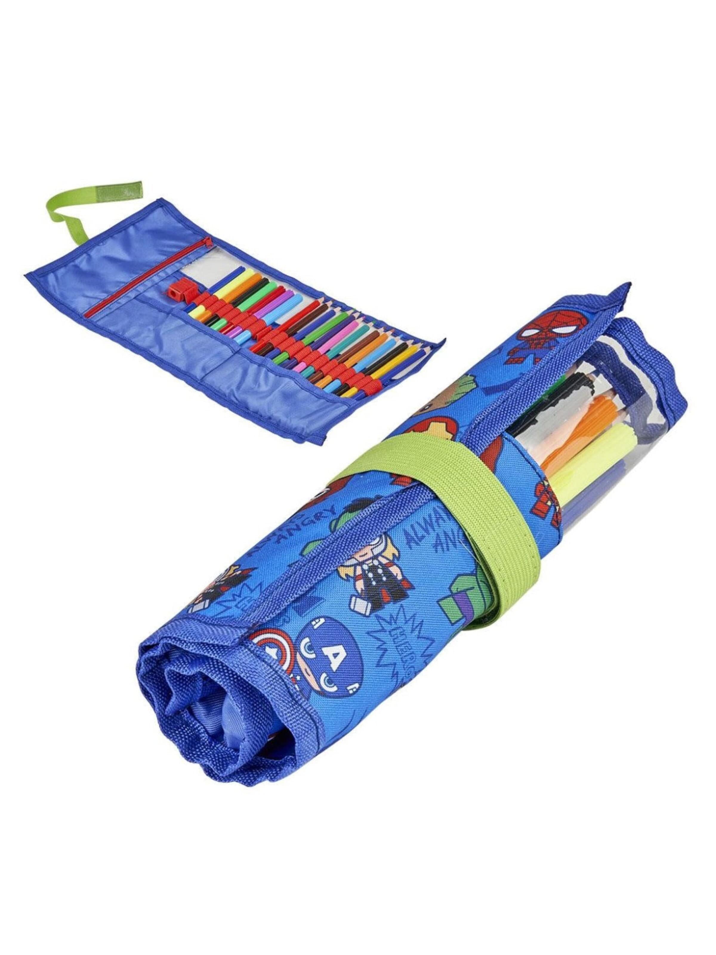 Marvel Avengers Pouch 'Marvel Avengers Oprol Etui met inhoud' in Blue: front