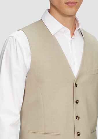 Gilet de costume ' S.OPURE ' s.Oliver BLACK LABEL en beige
