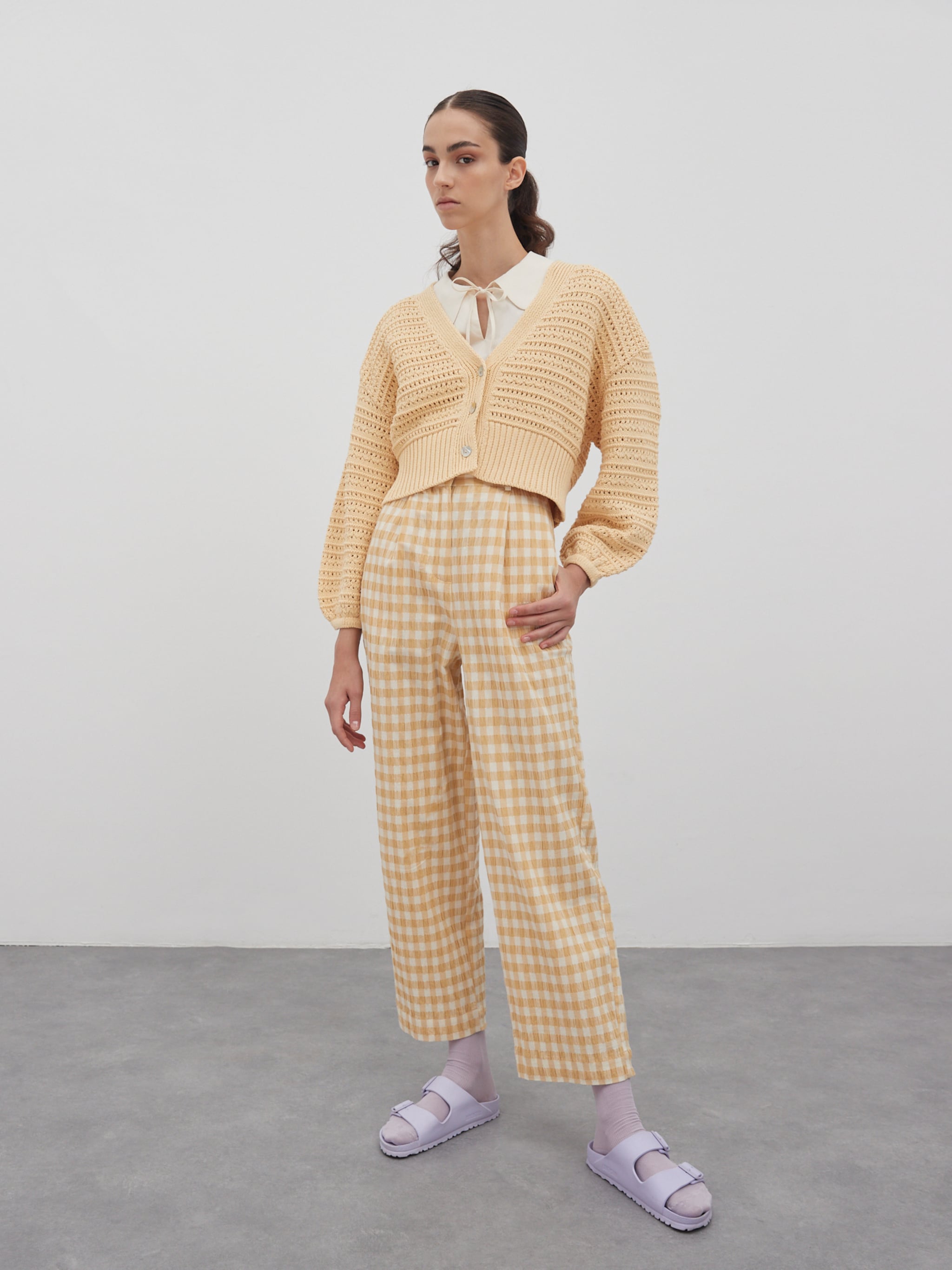 EDITED Produkte Strickjacke 'Callie' creme