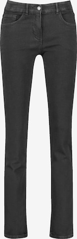 juoda GERRY WEBER Prigludęs Džinsai 'SOL:INE BEST4ME': priekis