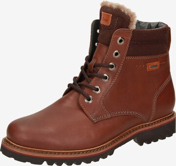 SIOUX Lace-Up Boots 'Adalr' in Brown: front