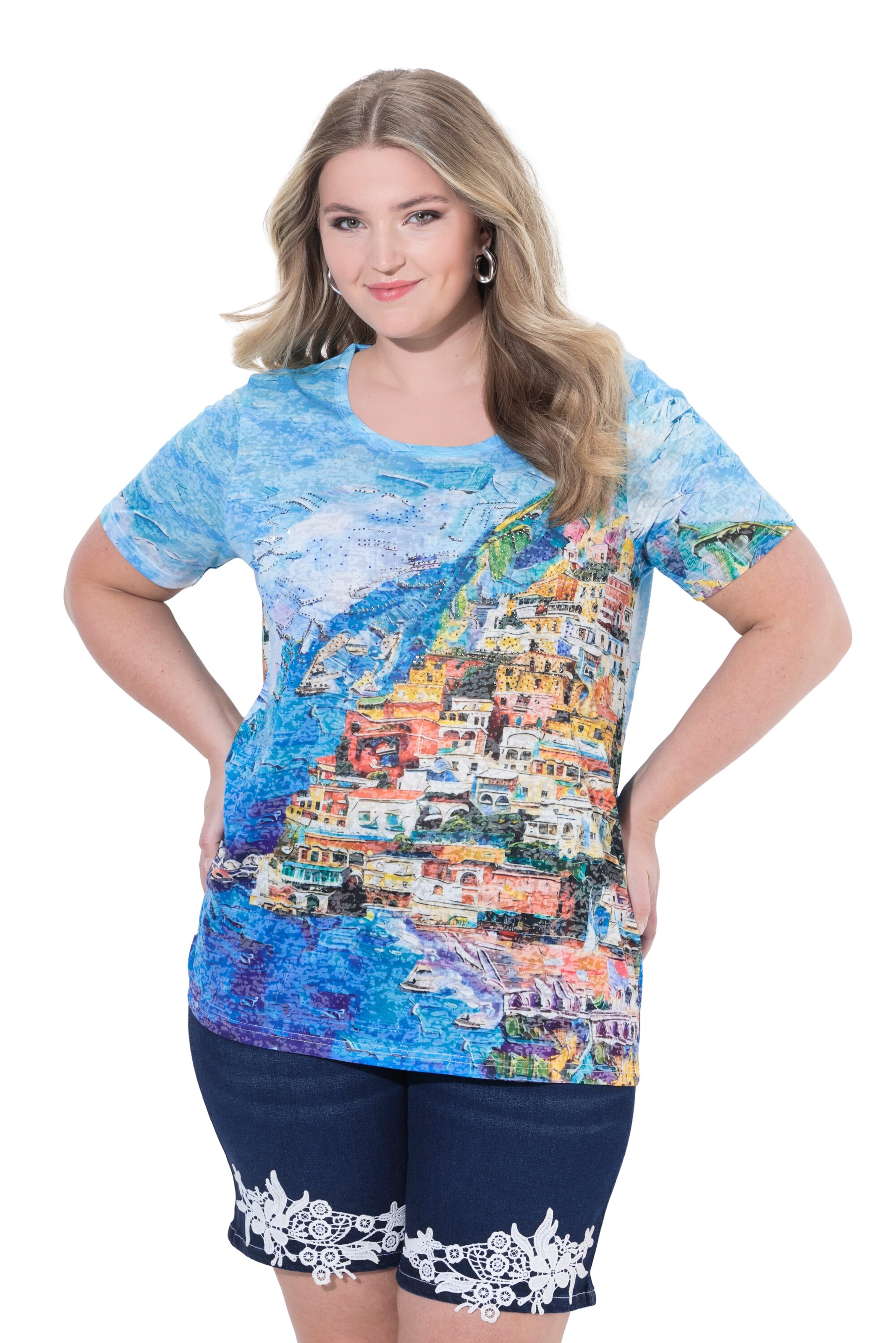 MIAMODA Shirt in Blue: front