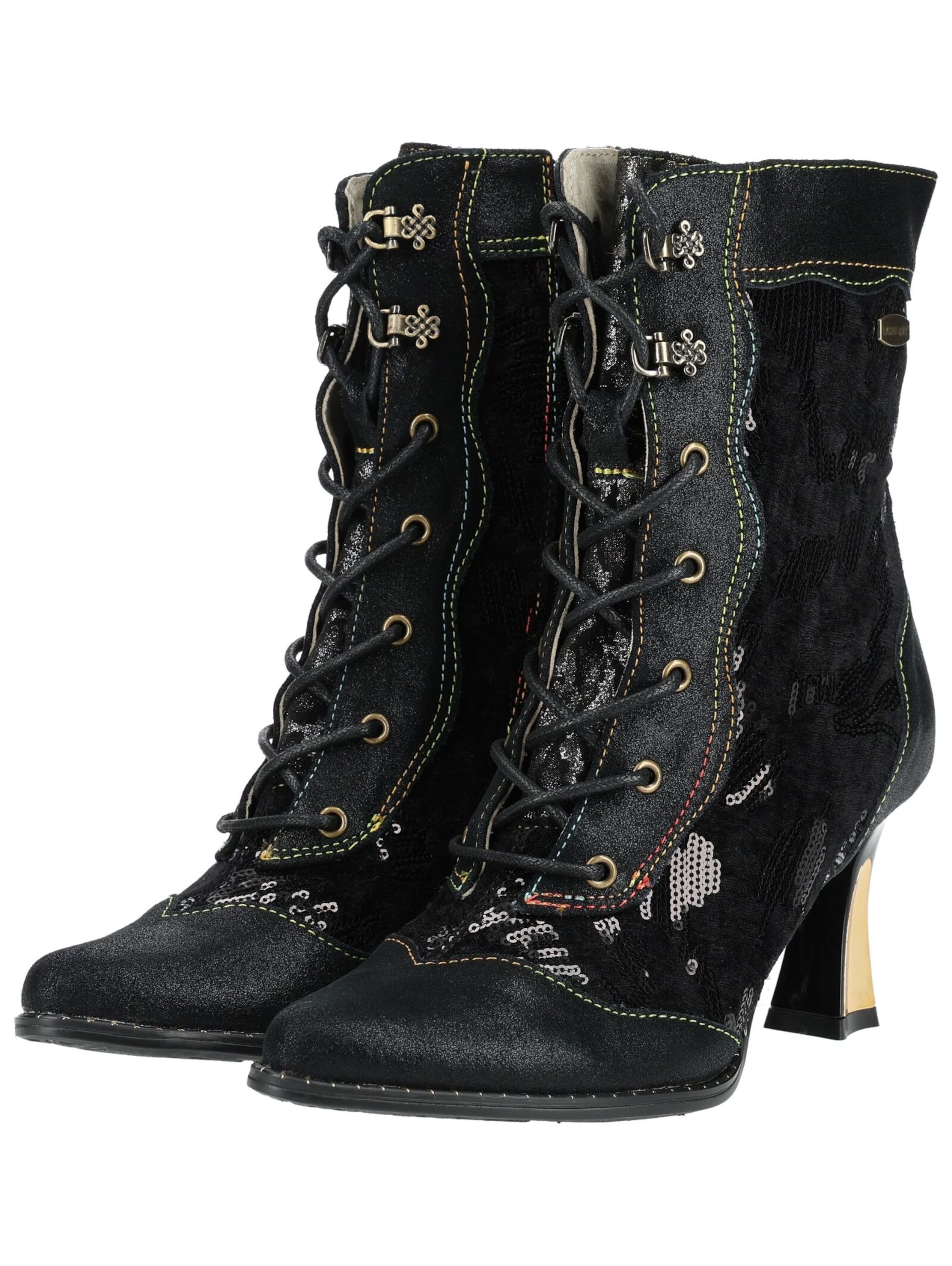 Laura Vita Stiefelette in Schwarz