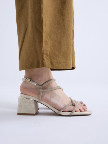 EXE Sandalen met riem 'CARMEN-777' in Goud