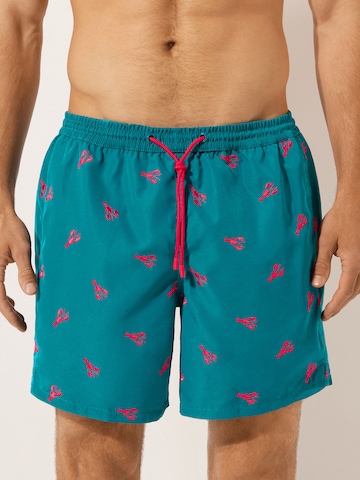 CALZEDONIA Regular Badeshorts in Blau: Vorderseite