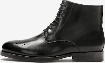 juoda Kazar Auliniai batai su raišteliais: priekis