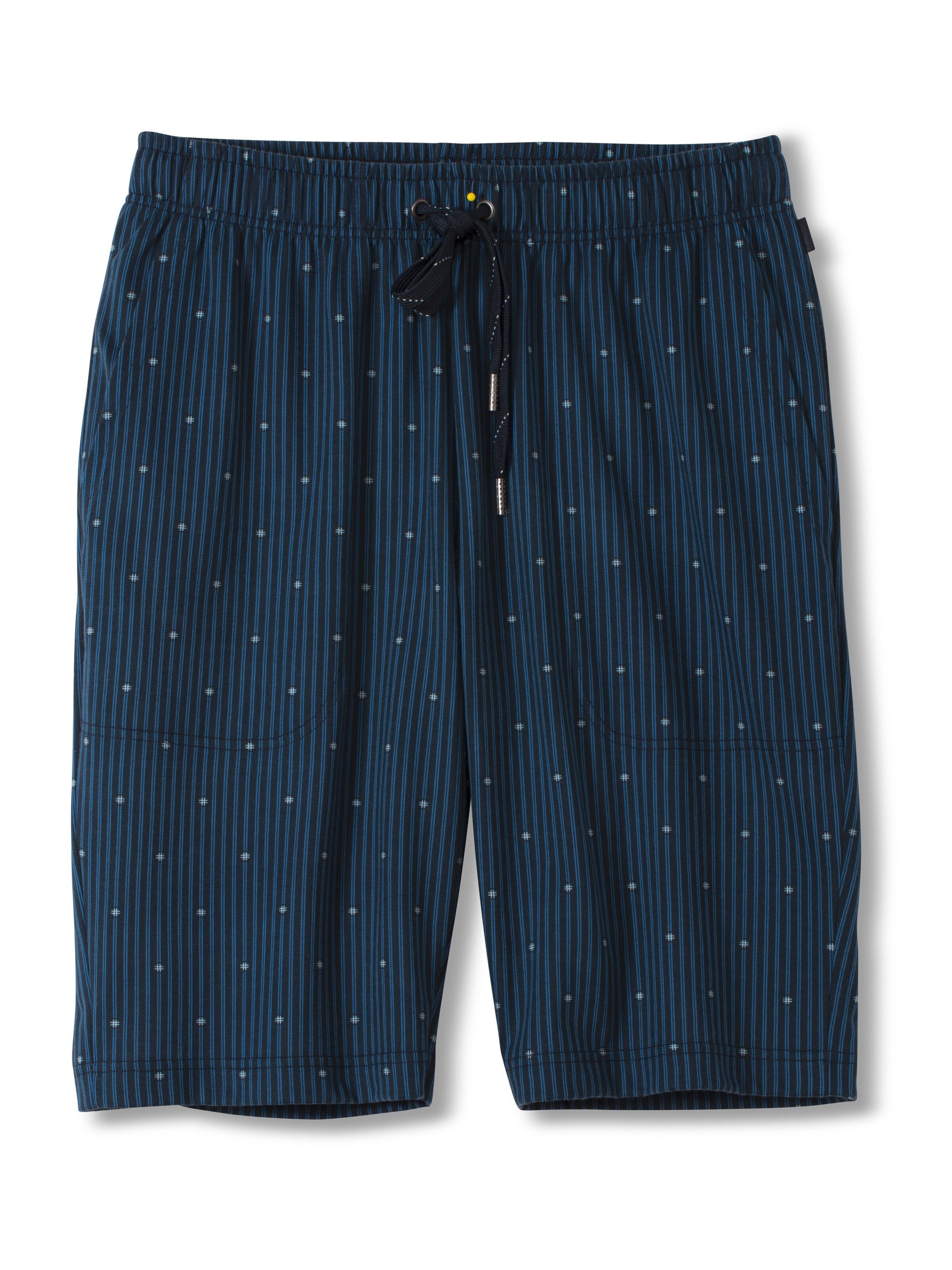 CALIDA Pajama Pants 'Remix Basic Sleep' in Blue: front