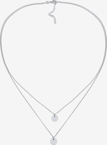 ELLI Ketting ' Layer' in Zilver: voorkant