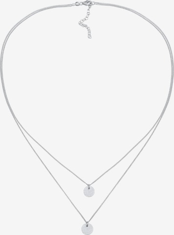 ELLI Ketting ' Layer' in Zilver: voorkant