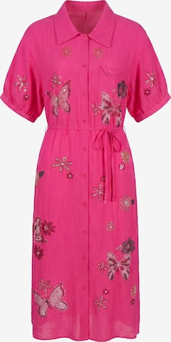 faina Shirt dress 'Glow' in Pink: front