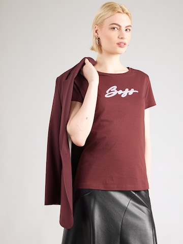 BOSS Футболка 'C_Elove_2' в Красный: спереди