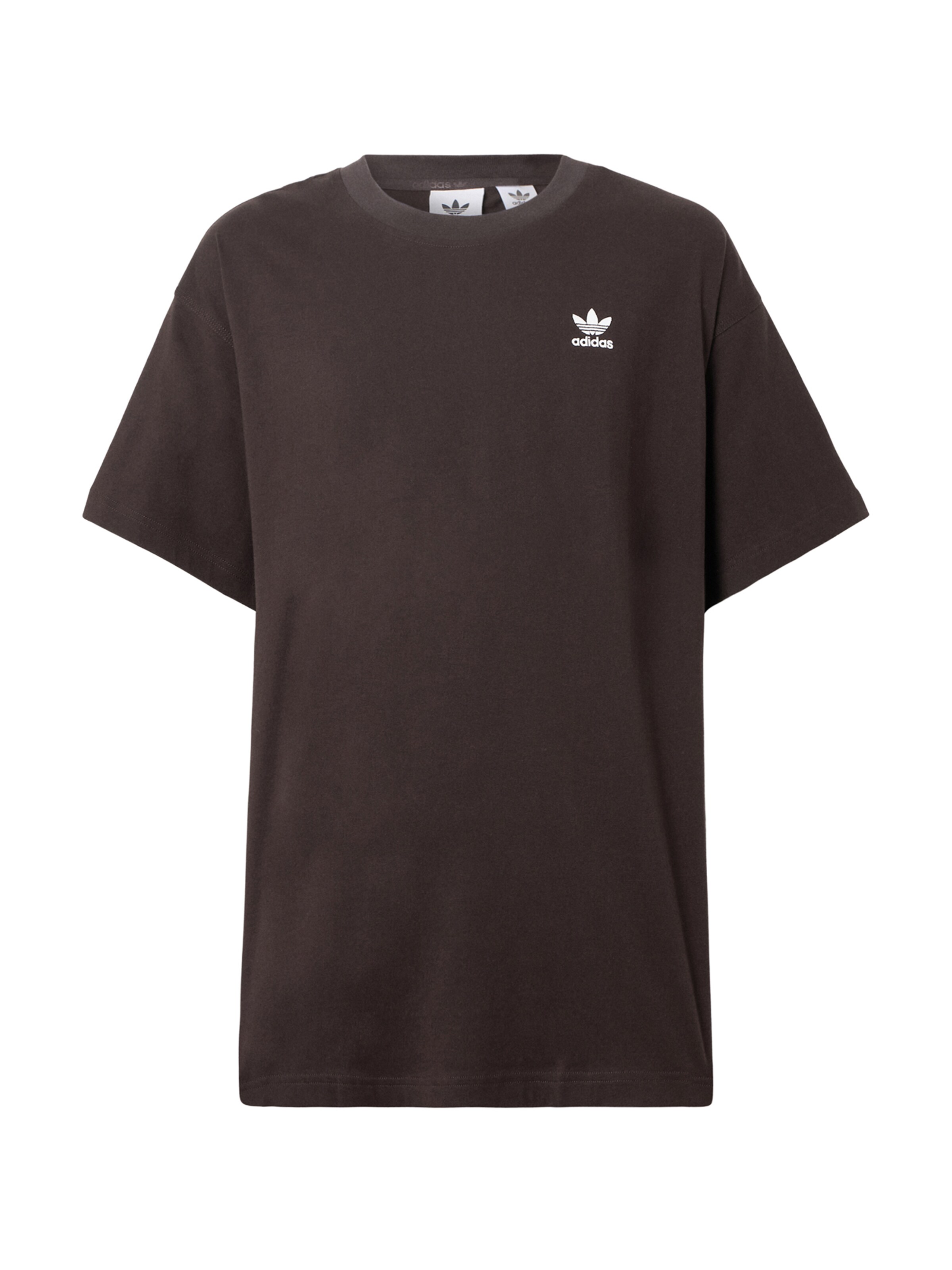 ADIDAS ORIGINALS Tričko 'Trefoil Essentials' - Hnedá: predná strana