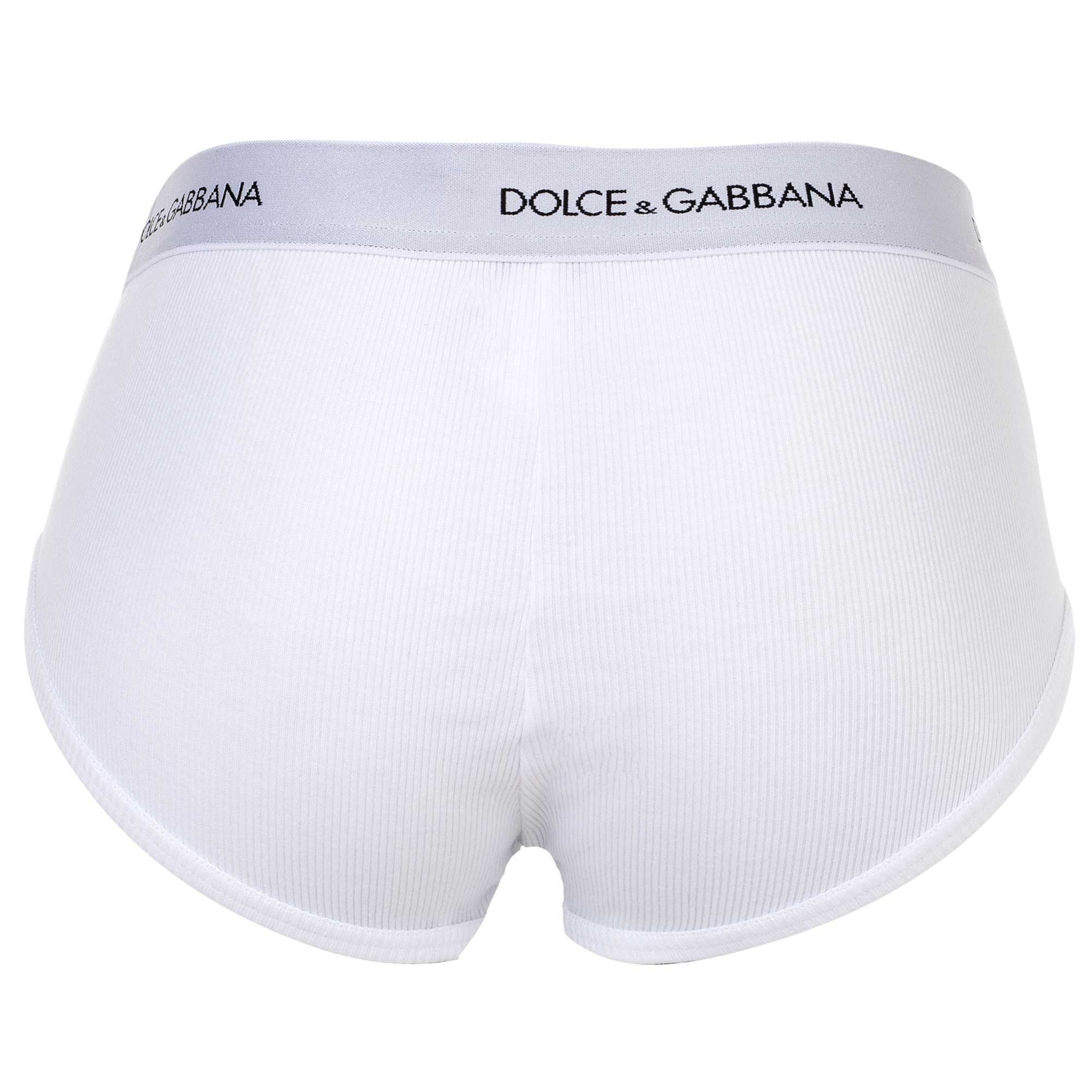 DOLCE & GABBANA Slip in Weiß