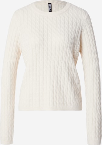 PIECESPulover 'PCFIa' - bež boja: prednji dio