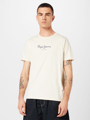T-Shirt 'EDWARD' Pepe Jeans en beige : devant