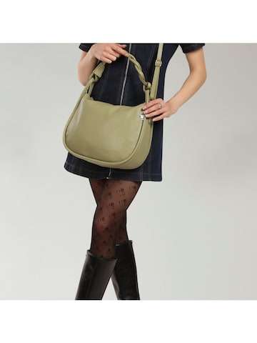 Borsa a mano di Florence in verde: frontale