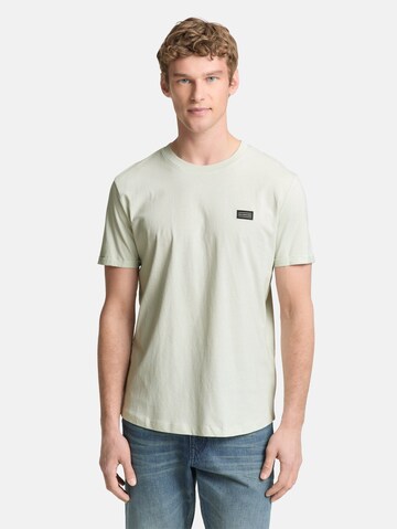 TOM TAILOR DENIM Shirt in Groen: voorkant