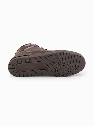 Ombre Sneakers hoog in Bruin