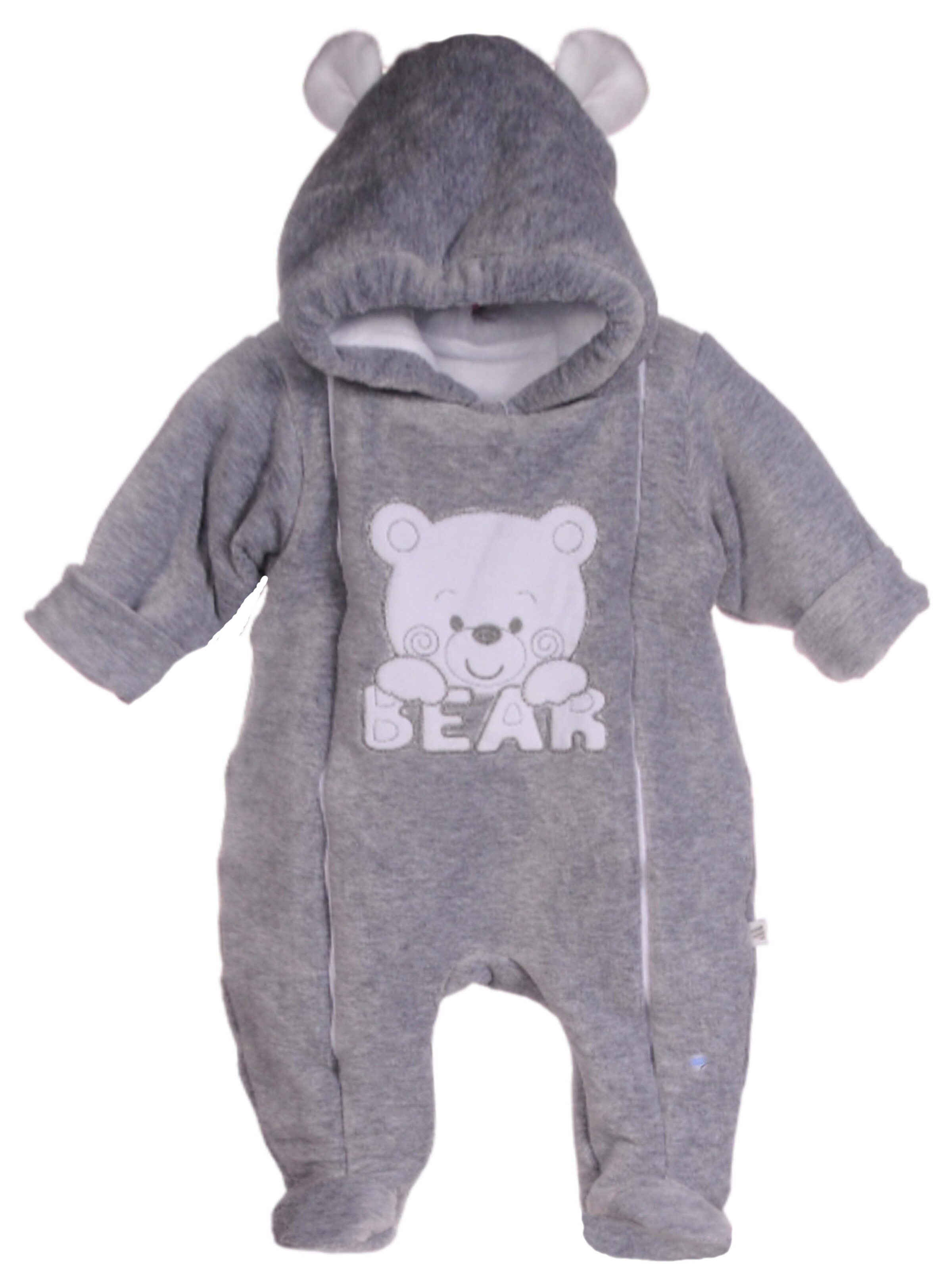 La Bortini Overall‌‌‌‌‌‌ in Grau: Vorderseite