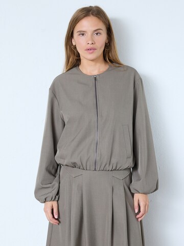co'couture Between-Season Jacket ' LunaCC ' in Brown: front