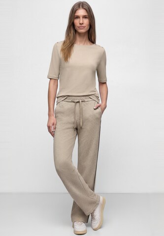 STREET ONE Loose fit Pants in Beige