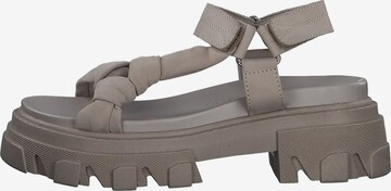 MARCO TOZZI Sandalen met riem in Grijs