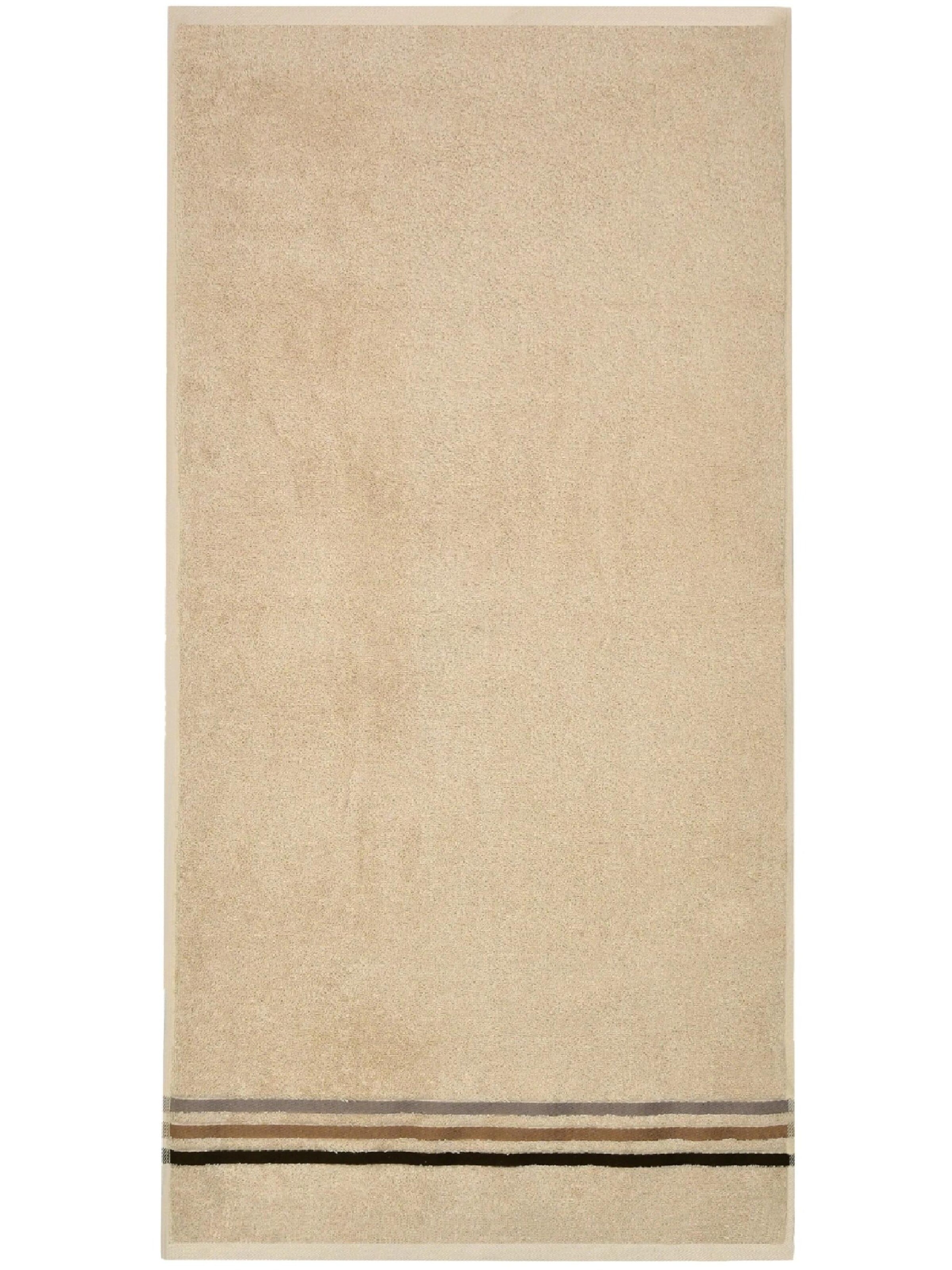 SCHIESSER Towel 'Skyline Color' in Beige