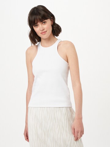 Blanche Top 'Rosa' in White: front