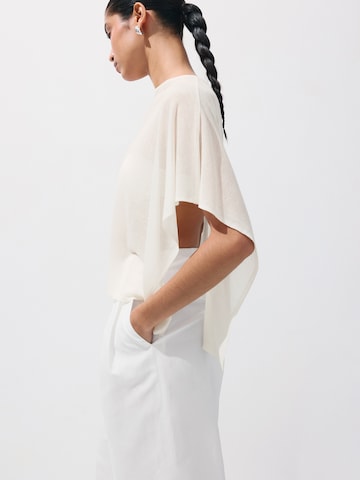 MANGO Cape 'ARGON' in White