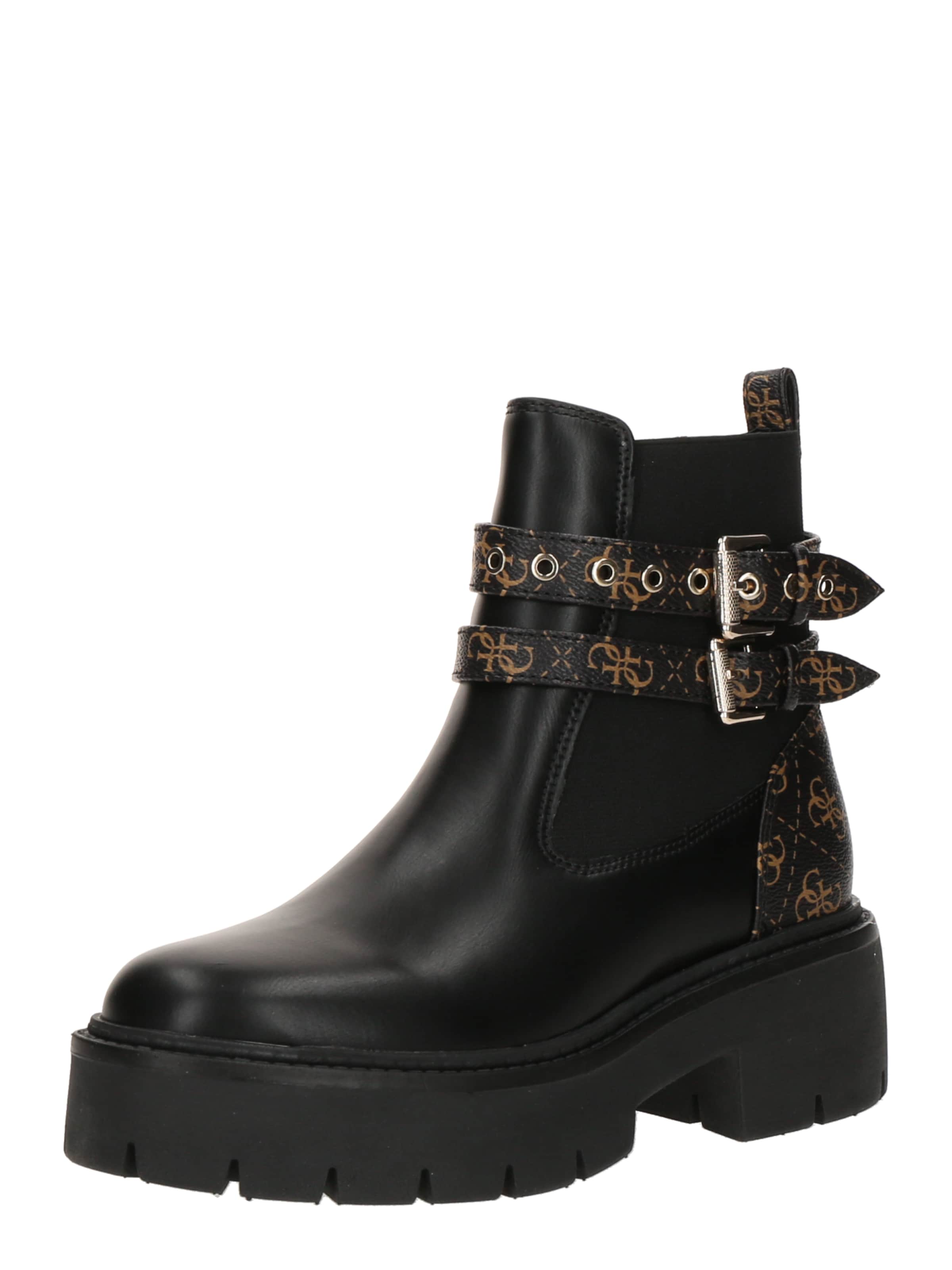 GUESS - Botas Chelsea 'SADRINO' en negro: frente