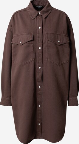 Robe oversize Monki en marron : devant