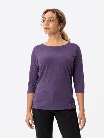 VAUDE Performance shirt 'Neyland' in Purple: front