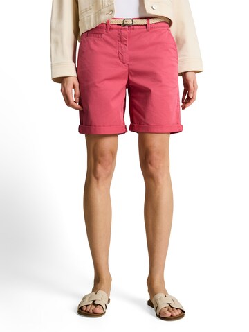 TOM TAILOR Regular Shorts in Rot: Vorderseite